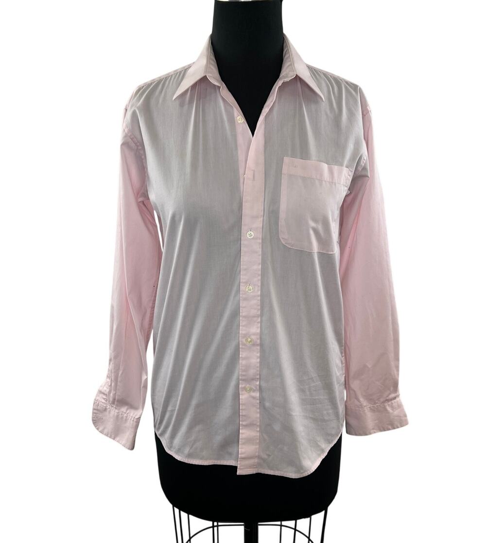 MICHAEL KORS Light Pink Button Down Collar Shirt 16 Kids Fits Womans Size S M